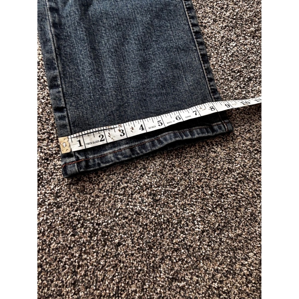 Aura WRANGLER Bootcut vintage Jeans Dark Wash Denim Pockets Women's 10Petite - Picture 13 of 14